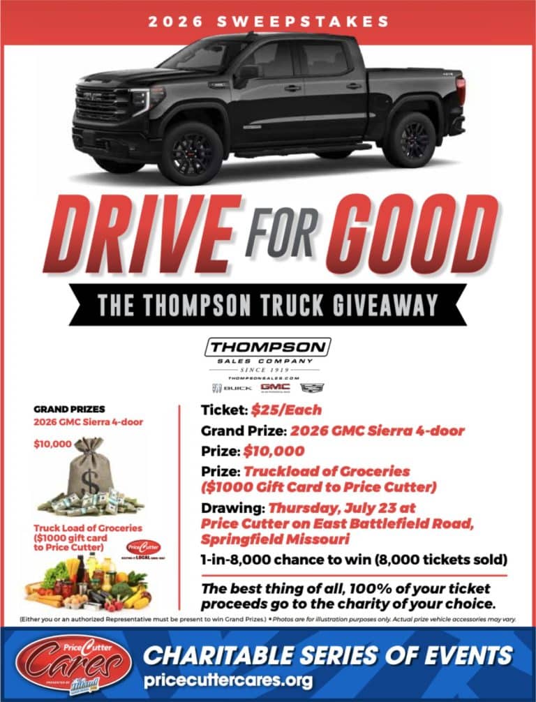 Drive for Good – Thompson Truck Giveaway Charity Sweepstakes